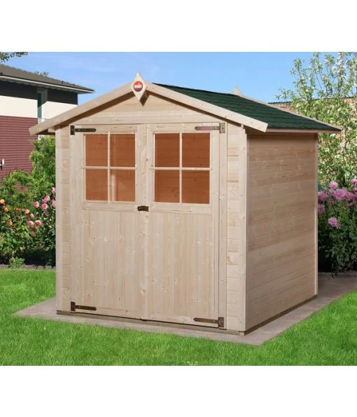 Weka Gartenhaus 316 Gr.1, Ca. B240/H221/T171 Cm -Gartenmöbelgeschäft 1803105 WE FS 001 WekaGartenhaus316Groesse1natur