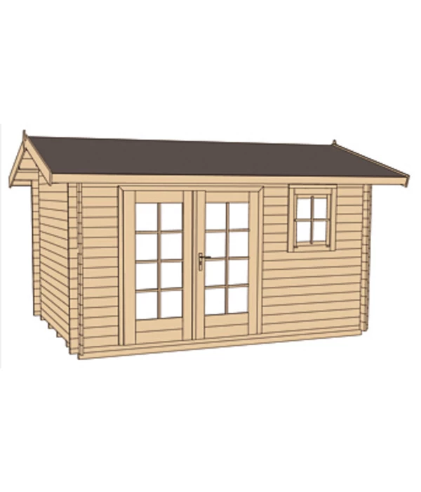 Weka Gartenhaus 163, Natur 3 Weka Gartenhaus 163, Natur – Bild 3