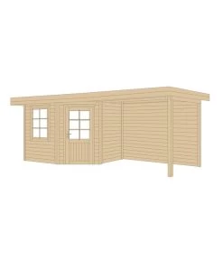 Weka Designhaus 213 B Gr.1, Ca. B586/H237/T278 Cm -Gartenmöbelgeschäft 1809912 WE DE 002 BBH28MMFIDES3GR1NATUR