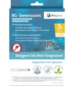 Biogents BG-Sweetscent Mückenlockstoff 3er-Nachfüllpackung