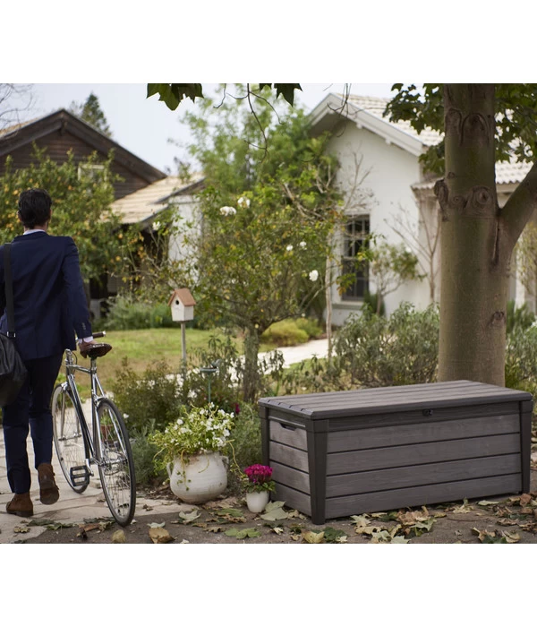 Keter Aufbewahrungsbox Brushwood, 455 Liter, Ca. B145/H60,3/T69,7 Cm 5 Keter Aufbewahrungsbox Brushwood, 455 Liter, Ca. B145/H60,3/T69,7 Cm – Bild 5