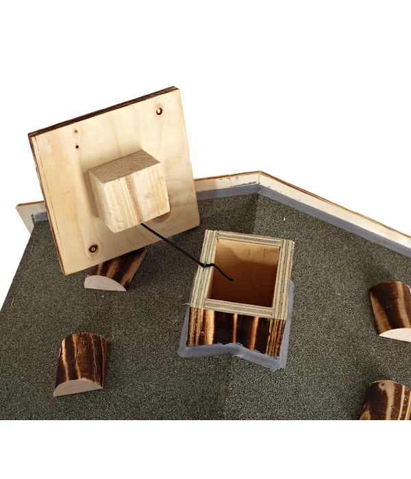 Dehner Natura Vogelhaus Watzmann, Geflammt 2 Dehner Natura Vogelhaus Watzmann, Geflammt – Bild 2