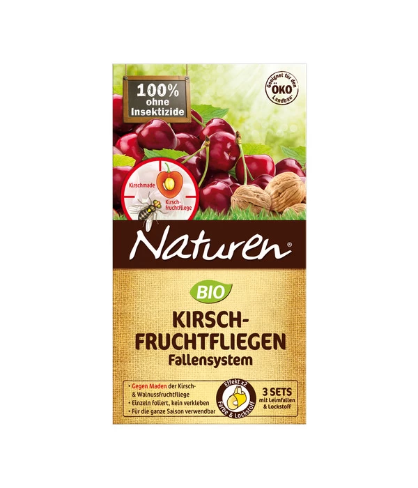Naturen® Kirschfruchtfliegen Fallensystem, 3er-Set 1 Naturen® Kirschfruchtfliegen Fallensystem, 3er-Set