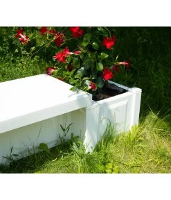 KHW Kunststoff-Gartenbank Berlin 24 KHW Kunststoff-Gartenbank Berlin -Gartenmöbelgeschäft 2547339 WE DE 006 BankBerlinweiss