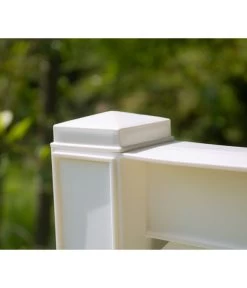 KHW Kunststoff-Gartenbank Kopenhagen -Gartenmöbelgeschäft 2547511 WE DE 001 BankKopenhagenweiss