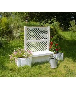 KHW Kunststoff-Gartenbank Kopenhagen -Gartenmöbelgeschäft 2547511 WE MO 004 BankKopenhagenweiss