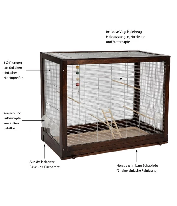 Skyline Vogelkäfig Diana 2 Skyline Vogelkäfig Diana – Bild 2