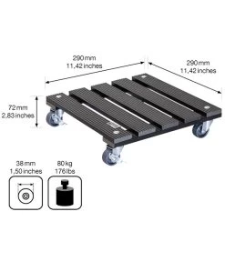 Wagner Pflanzroller, 29 X 29 Cm -Gartenmöbelgeschäft 2913853 WE BG 003 MULTIROLLERWPC