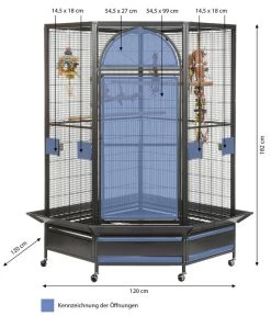 Montana Vogelvoliere Denver II, Antik -Gartenmöbelgeschäft 3039435 WE BG 001 NEUPPVoliereDenver2Antik