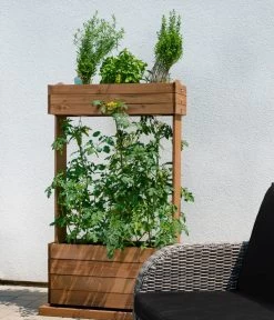 Hecht Hochbeet Cube 2, Ca. B82/H145/T50 Cm -Gartenmöbelgeschäft 3060316 WE MO 001 HechtHochbeetCubeNEU