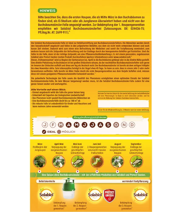 Solabiol® Buchsbaumzünsler-Falle 2 Solabiol® Buchsbaumzünsler-Falle – Bild 2
