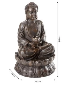 Dehner Polyresin-Gartenbrunnen Buddha, Ca. B49,5/H80,5/T49,5 Cm 14 Dehner Polyresin-Gartenbrunnen Buddha, Ca. B49,5/H80,5/T49,5 Cm -Gartenmöbelgeschäft 3274511 WE BG 001 DehnerPolyresinBuddhaGartenbrunnen
