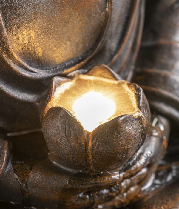 Dehner Polyresin-Gartenbrunnen Buddha, Ca. B49,5/H80,5/T49,5 Cm 7 Dehner Polyresin-Gartenbrunnen Buddha, Ca. B49,5/H80,5/T49,5 Cm – Bild 7