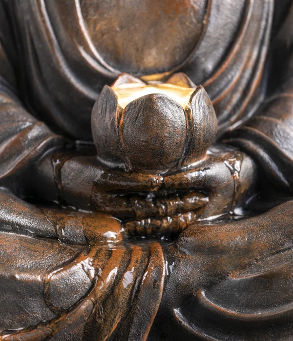 Dehner Polyresin-Gartenbrunnen Buddha, Ca. B49,5/H80,5/T49,5 Cm 9 Dehner Polyresin-Gartenbrunnen Buddha, Ca. B49,5/H80,5/T49,5 Cm – Bild 9