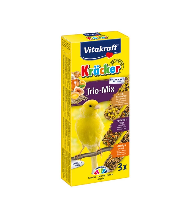 Vitakraft® Vogelsnack Kräcker® Original Trio-Mix Feige 1 Vitakraft® Vogelsnack Kräcker® Original Trio-Mix Feige