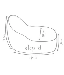 Outbag Outdoor-Sitzsack Slope XL Plus -Gartenmöbelgeschäft 3464930 WE DE 002 SlopeXlPlusAnthrazit