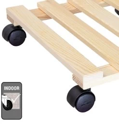 Wagner Pflanzroller Kiefer, 35 X 35 Cm -Gartenmöbelgeschäft 3521895 WE IG 004 PFLROLLERHOLZ35X35CM