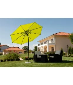 Schneider Sonnenschirm Harlem, Rund, Ca. Ø270 Cm -Gartenmöbelgeschäft 3670882 BildFS 001 SchneiderSonnenschirmHarlemSchirmHarlem270Gruen