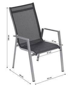 Dehner Stapelstuhl Macon -Gartenmöbelgeschäft 4030771 WE BG 001 StapelstuhlMacon