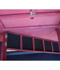 Dehner Kaninchenstall Landhaus, Mit Wärmedämmung, Ca. B114/H116/T57 Cm -Gartenmöbelgeschäft 4045258 WE DE 007 DehnerLandhausrotmitwaeremedaemmung