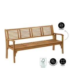 Gartenmöbelgeschäft -Gartenmöbelgeschäft 4069431 WE IG 001 DehnerKlappbankDouglas4Sitzer