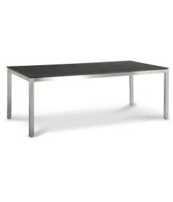 Best Tisch Marbella, Edelstahl, Schwarz, Ca. B210/H76/T100 Cm