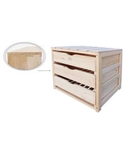 Habau Obst- Und Gemüsehorde, Ca. B50/H45/T40 Cm -Gartenmöbelgeschäft 4192746 WE FS 004 habauGemueseobsthorde