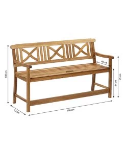 Dehner Gartenbank Malmoe -Gartenmöbelgeschäft 4223186 WE BG 001 DehnerParkbankMalmoe