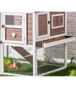 Dehner Nagerheim Happy Home Castel, Braun, Ca. B106/H108/T103 Cm -Gartenmöbelgeschäft 4261574 WE DE 001 Dehner NagerheimCastel