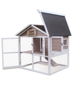 Dehner Nagerheim Happy Home Castel, Braun, Ca. B106/H108/T103 Cm -Gartenmöbelgeschäft 4261574 WE DE 005 Dehner HappyHomeNagerheimCastel