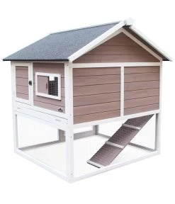 Dehner Nagerheim Happy Home Castel, Braun, Ca. B106/H108/T103 Cm -Gartenmöbelgeschäft 4261574 WE DE 006 Dehner HappyHomeNagerheimCastel