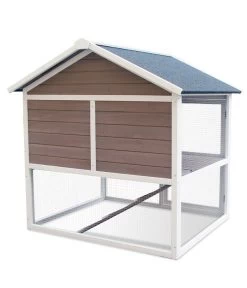 Dehner Nagerheim Happy Home Castel, Braun, Ca. B106/H108/T103 Cm -Gartenmöbelgeschäft 4261574 WE FS 004 DehnerHappyHomeNagerheimCastel