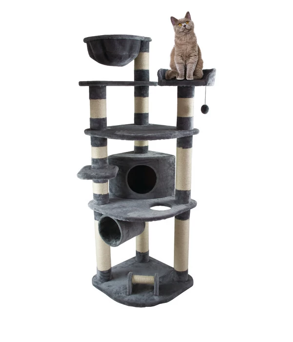 Dehner Kratzbaum Edda, Ca. B60/H180/T60 Cm 2 Dehner Kratzbaum Edda, Ca. B60/H180/T60 Cm – Bild 2