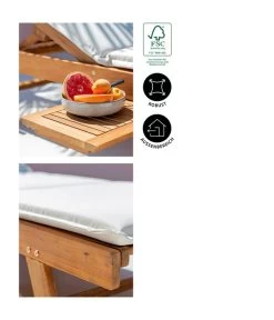 Dehner Rollliege Ravenna, Ca. B70/H89/T200 Cm 19 Dehner Rollliege Ravenna, Ca. B70/H89/T200 Cm -Gartenmöbelgeschäft 4407086 WE IG 002 RollliegeRavenna