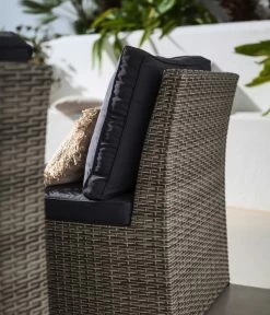 Dehner Geflecht-Lounge Rom, 4-teilig -Gartenmöbelgeschäft 4407334 WE DE 002 DehnerGeflechtLoungeRomNEU