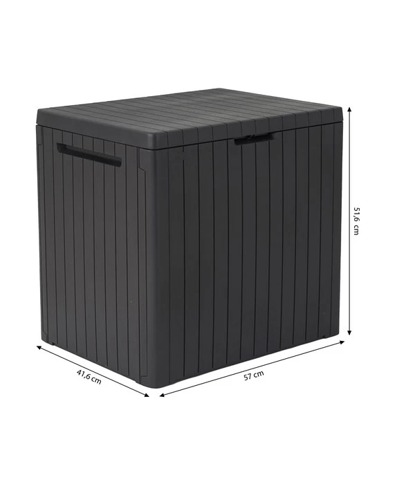 Keter Aufbewahrungsbox City Box, 113 Liter, Ca. B41,6/H51,6/T57 Cm 5 Keter Aufbewahrungsbox City Box, 113 Liter, Ca. B41,6/H51,6/T57 Cm – Bild 5