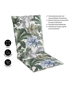 Madison Niederlehnerpolster Maui, Ca. B50/H5/T105 Cm -Gartenmöbelgeschäft 4433736 WE IG 001 SesselpolsterMaui