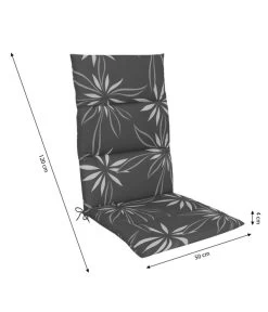 KETTtex Hochlehnerpolster Turin, Ca. B120/H4/T50 Cm -Gartenmöbelgeschäft 4448965 WE BG 001 TurinHL