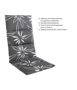 KETTtex Hochlehnerpolster Turin, Ca. B120/H4/T50 Cm -Gartenmöbelgeschäft 4448965 WE IG 001 SesselpolsterTurin