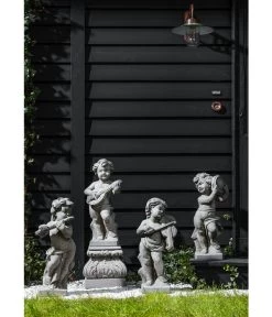 Fantasieco Steinputte Musikant Mit Flöte, Ca. B25/H58/T22 Cm 3 Fantasieco Steinputte Musikant Mit Flöte, Ca. B25/H58/T22 Cm -Gartenmöbelgeschäft 4451860 WE MO 001 Putten GC 13 2020