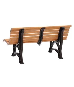 Bank Helgoland, Holzoptik, 3-Sitzer -Gartenmöbelgeschäft 4460663 WE FS 003 BankHelgoland