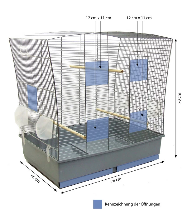 Skyline Vogelkäfig Lili 3 Skyline Vogelkäfig Lili – Bild 3