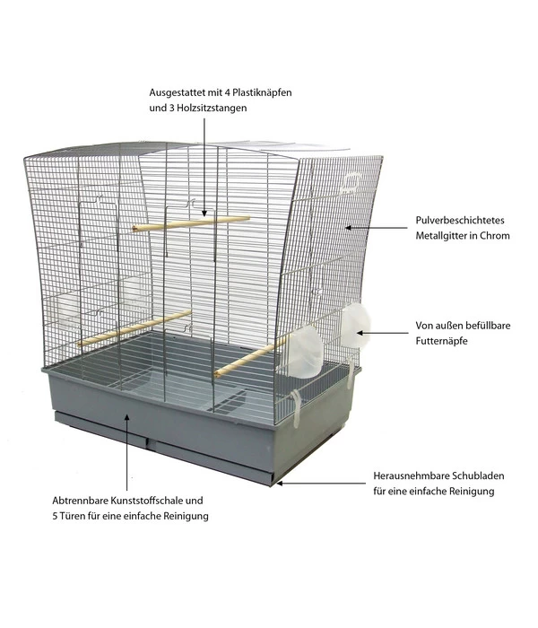 Skyline Vogelkäfig Lili 2 Skyline Vogelkäfig Lili – Bild 2