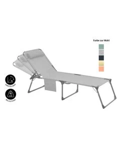 Dehner Gartenliege Mallorca, Ca. B71/H106/T227 Cm -Gartenmöbelgeschäft 4498176 WE IG 001 DehnerGartenliegeMallorca