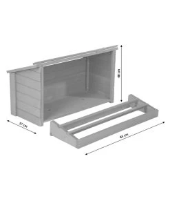 KERBL Legenest, Ca. B85/H48/T37 Cm -Gartenmöbelgeschäft 5046503 WE BG 001 KERBLLegenest