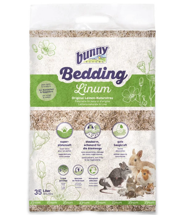 Bunny® NATURE Einstreu Bedding Linum, 35 L 1 Bunny® NATURE Einstreu Bedding Linum, 35 L
