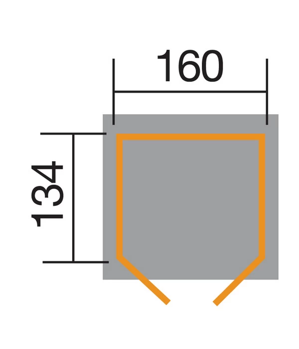 Weka Fahrradgarage, Ca. B171/H223/T138 Cm 3 Weka Fahrradgarage, Ca. B171/H223/T138 Cm – Bild 3