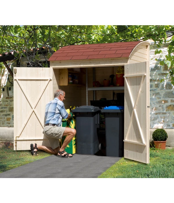 Weka Fahrradgarage, Ca. B171/H223/T138 Cm 2 Weka Fahrradgarage, Ca. B171/H223/T138 Cm – Bild 2