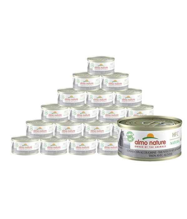Almo Nature Nassfutter Für Katzen HFC Natural, Thunfisch & Jungsardinen, 24 X 70 G 1 Almo Nature Nassfutter Für Katzen HFC Natural, Thunfisch & Jungsardinen, 24 X 70 G