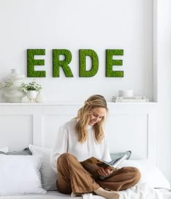 StyleGREEN Buchstaben Aus Islandmoos, Ca. H25 Cm -Gartenmöbelgeschäft 6429435 WE MO 001 StyleGreenBuchstabenIslandmoos